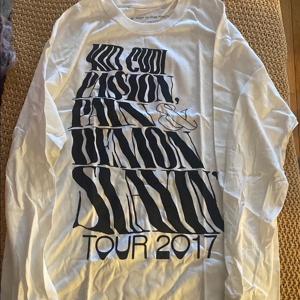 New Kid Cudi & Virgil Abloh Passion Pain Tour 2017 long sleeve T shirt